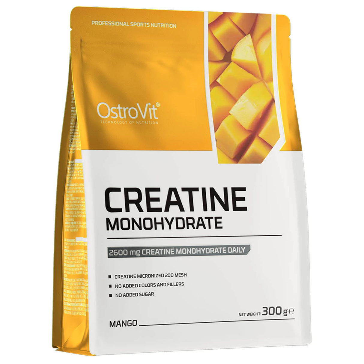 Creatine Monohydrate Micronized, Mango, OstroVit, 300g