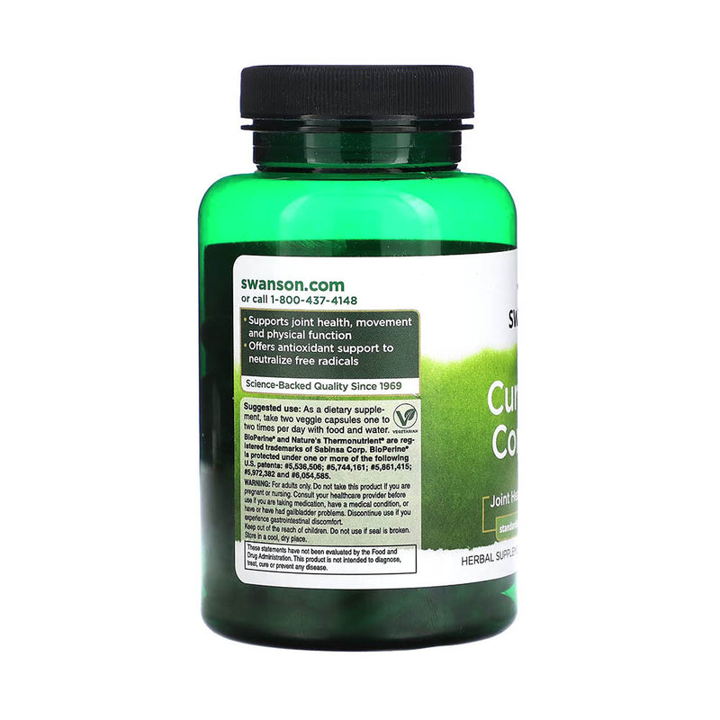 Încărcați imaginea în vizualizatorul Galerie, Curcumin 95 Extract with BioPerine, Swanson, 120 capsule SWH284
