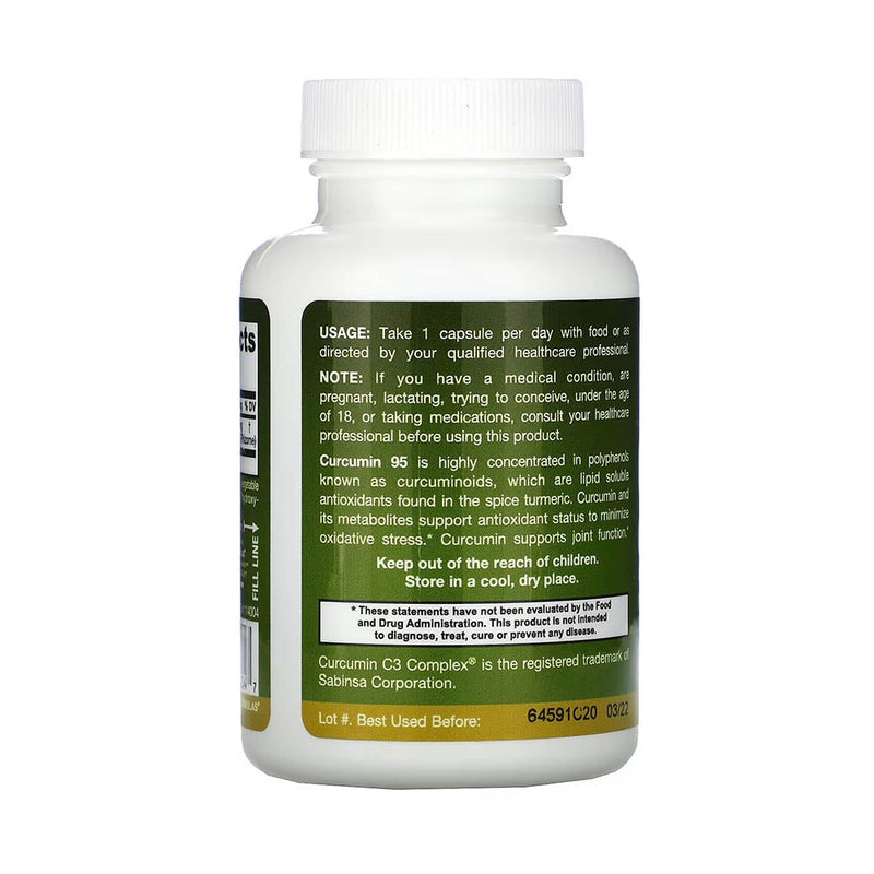 Încărcați imaginea în vizualizatorul Galerie, Curcumin 95, Turmeric Extract, 500 mg, Jarrow Formulas, 60 capsule
