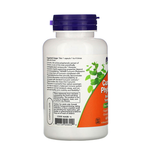 Curcumin Phytosome, 500mg, Now Foods, 60 capsule