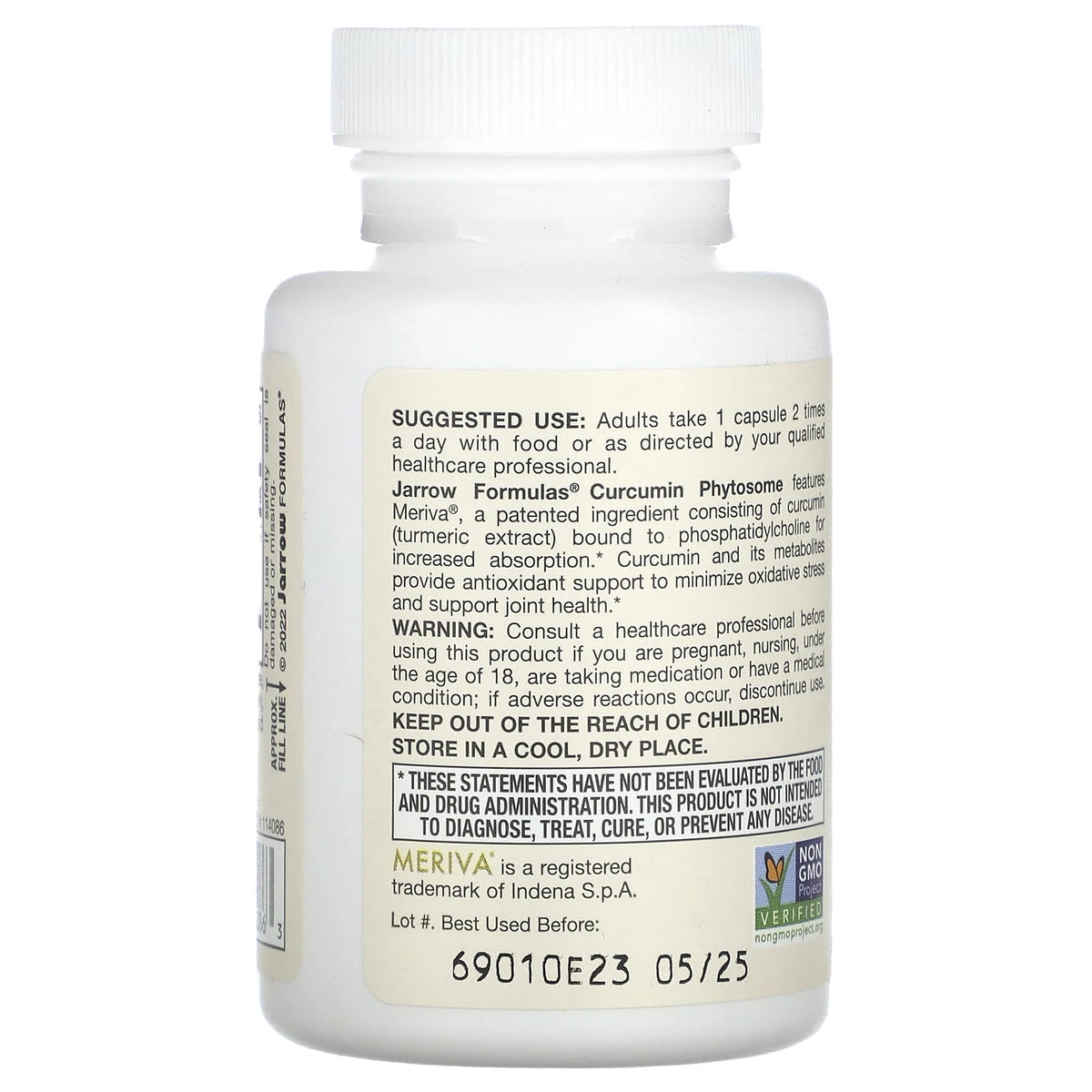 Curcumin Phytosome with Meriva, 500 mg, Jarrow Formulas, 60 capsule