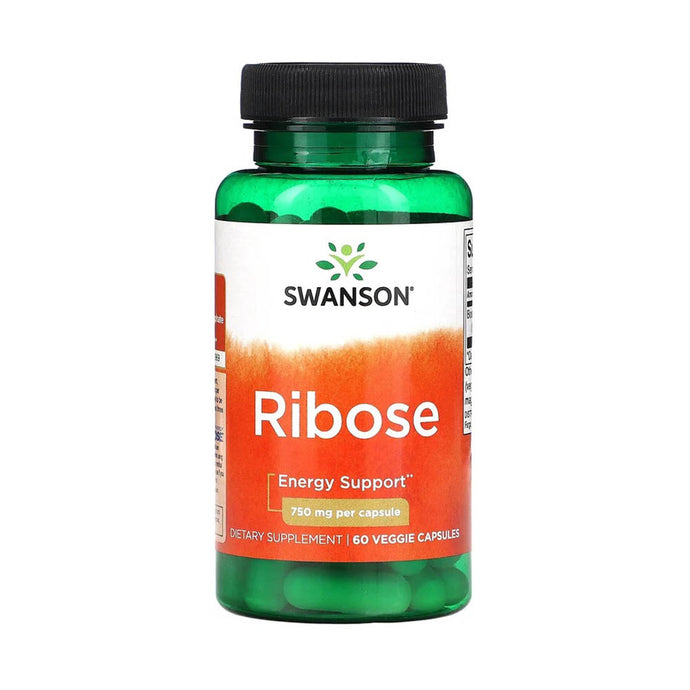 D-Riboza (Ribose), 750 mg, Swanson, 60 capsule SWU823