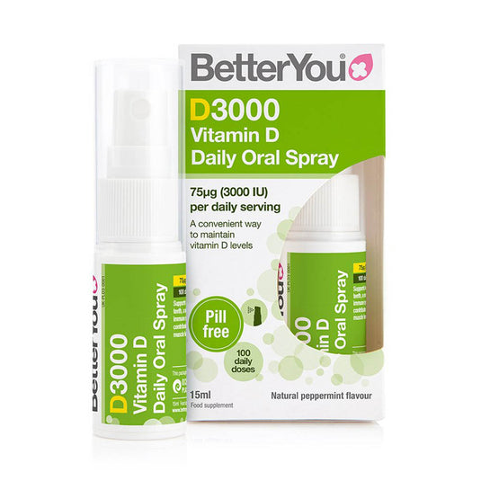 5+1 Gratuit D3000 IU, Daily Vitamin D Oral Spray, BetterYou, 15 ml