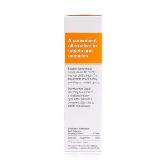 D400 DLux Junior Daily Vitamin D Oral Spray, BetterYou, 15 ml
