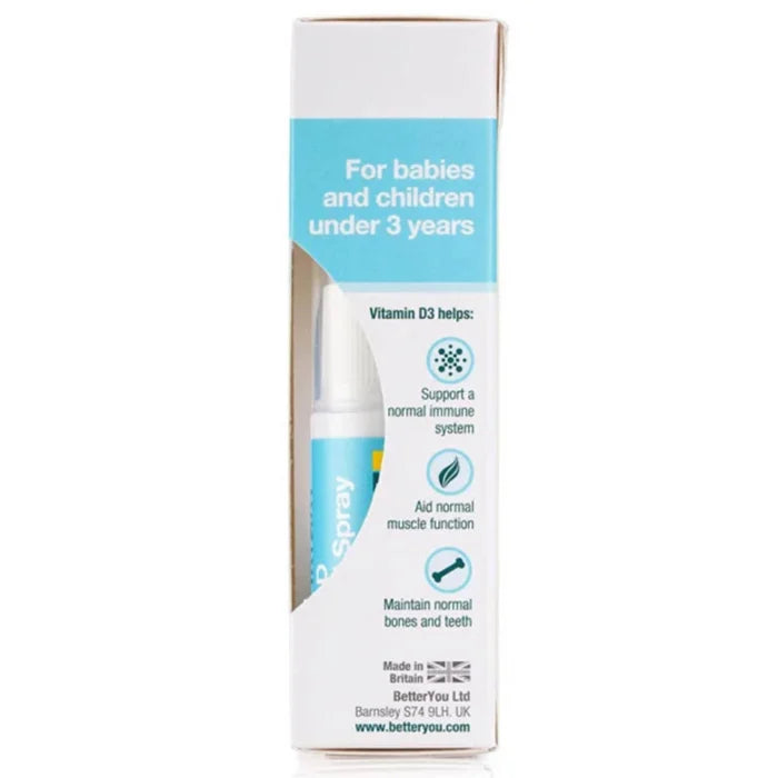 D400 IU Infant Vitamin D Oral Spray, BetterYou, 15 ml