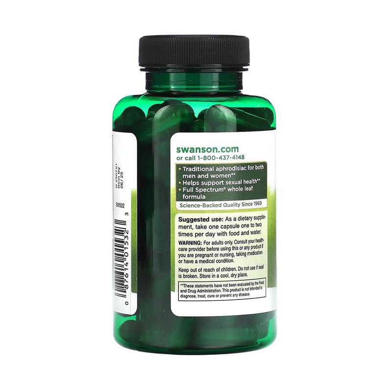 Încărcați imaginea în vizualizatorul Galerie, Damiana Leaves, 510mg, Swanson, 100 capsule SW532
