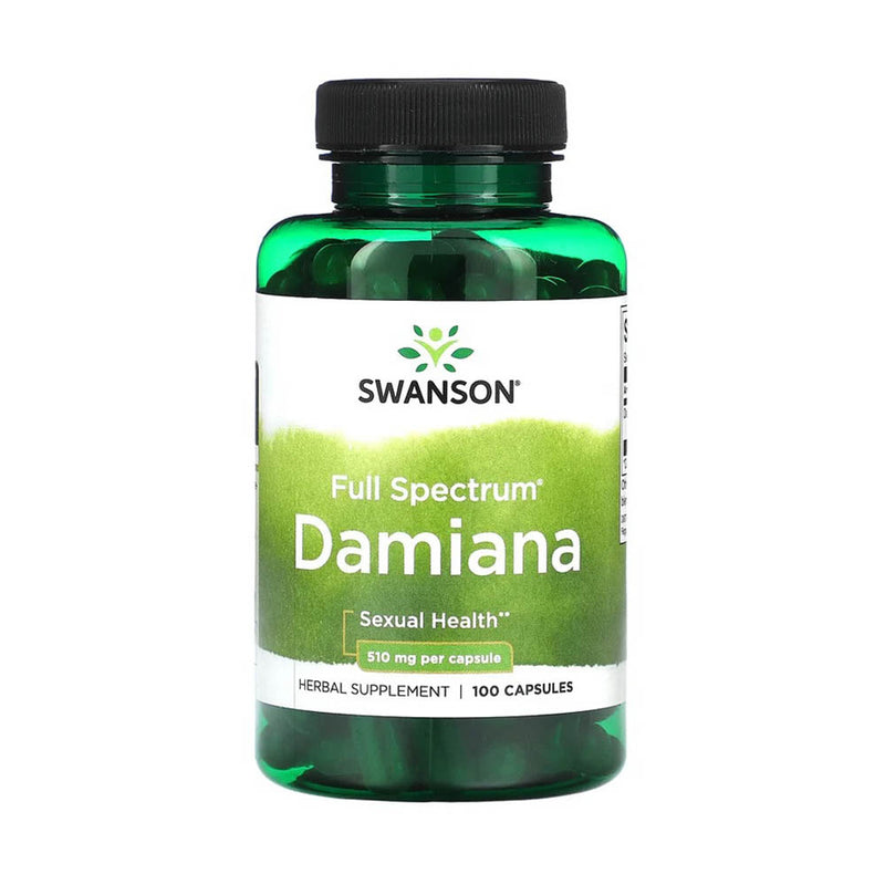 Încărcați imaginea în vizualizatorul Galerie, Damiana Leaves, 510mg, Swanson, 100 capsule SW532
