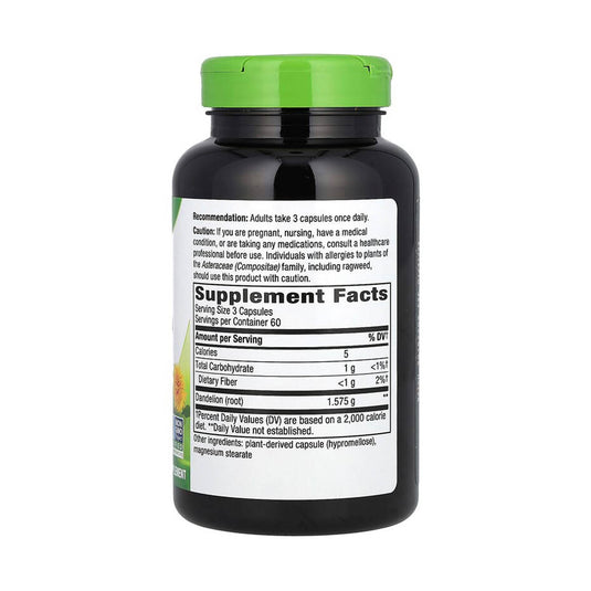 Dandelion Root (Papadie), 525 mg, Nature's Way, 180 Capsule