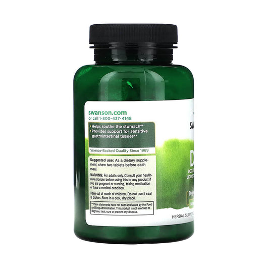 DGL (Extract Lemn Dulce) 385 mg, Swanson, 180 Tablete masticabile SWH154