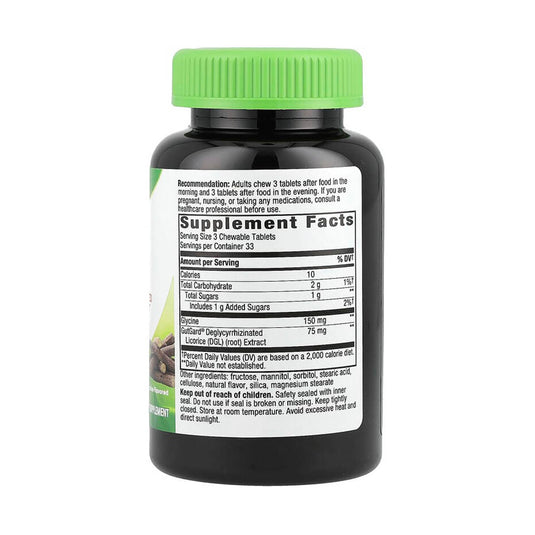 DGL, Licorice Extract, Nature's Way, 100 drajeuri