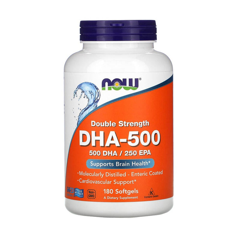 Încărcați imaginea în vizualizatorul Galerie, DHA-500 Omega 3, 500 DHA / 250 EPA, Now Foods, 90 softgels
