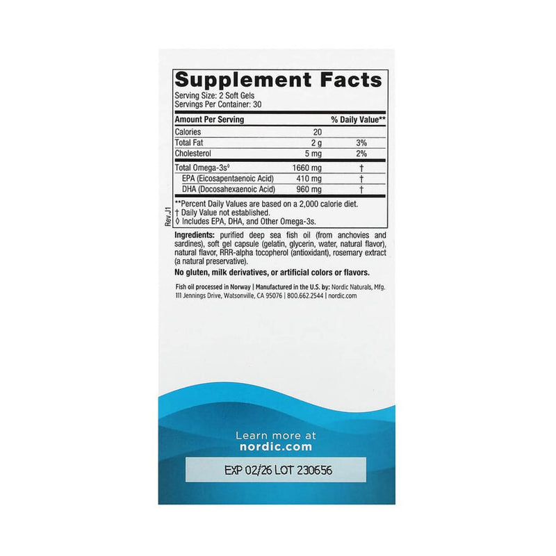 Încărcați imaginea în vizualizatorul Galerie, DHA Xtra Omega 3, 960 mg, Nordic Naturals, 60 softgels
