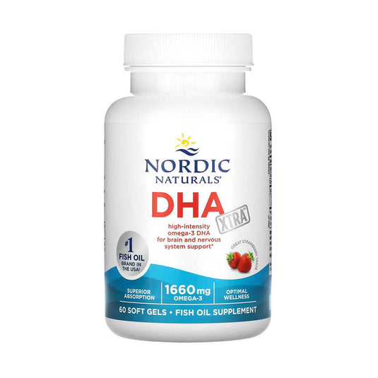 DHA Xtra Omega 3, 960 mg, Nordic Naturals, 60 softgels