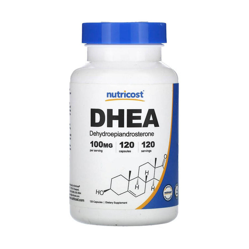 Încărcați imaginea în vizualizatorul Galerie, DHEA (Suport Hormonal), 50 mg, Nutricost, 30 Capsule
