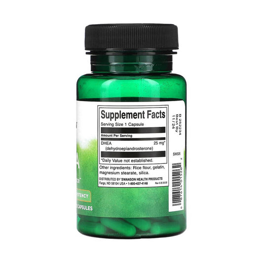 DHEA (Suport Hormonal), 25 mg, Swanson, 120 capsule SW526