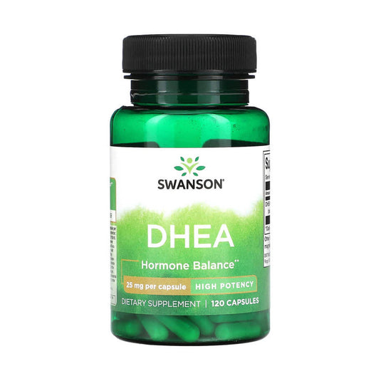 DHEA (Suport Hormonal), 25 mg, Swanson, 120 capsule SW526