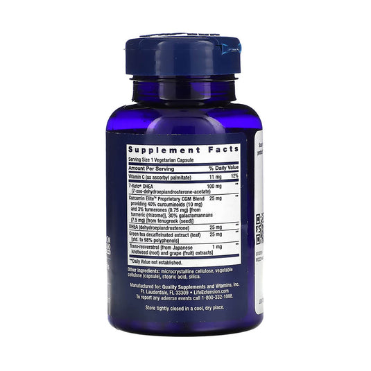 DHEA Complete 7-Keto, Life Extension, 60 capsule