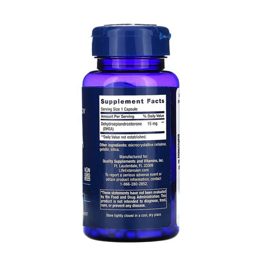 DHEA (Dehidroepiandrosteron), 15 mg, Life Extension, 100 capsule