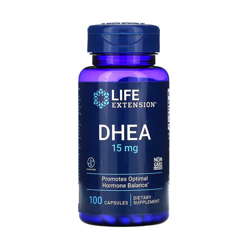 Încărcați imaginea în vizualizatorul Galerie, DHEA (Dehidroepiandrosteron), 15 mg, Life Extension, 100 capsule
