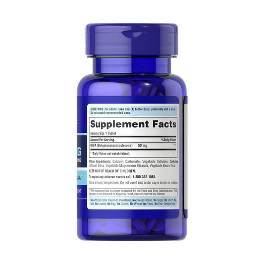 DHEA (Dehidroepiandrosteron), 50 mg, Puritans Pride, 50 tablete