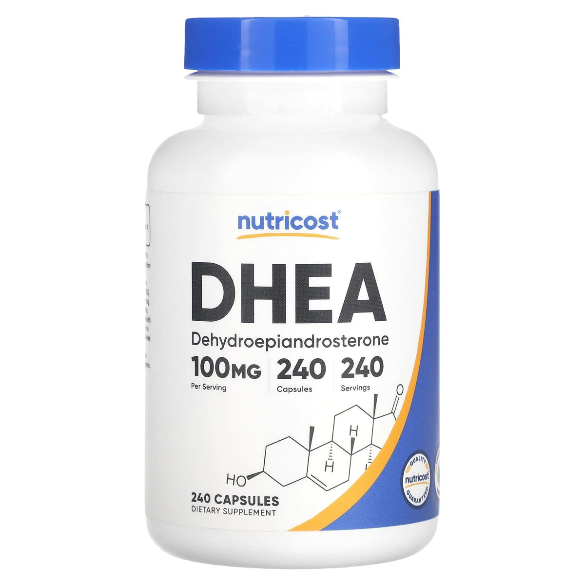 DHEA (Suport Hormonal), 100 mg, Nutricost, 240 Capsule