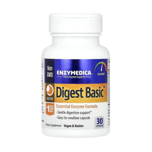 Digest Basic, Essential Enzyme Formula, Enzymedica, 30 capsule
