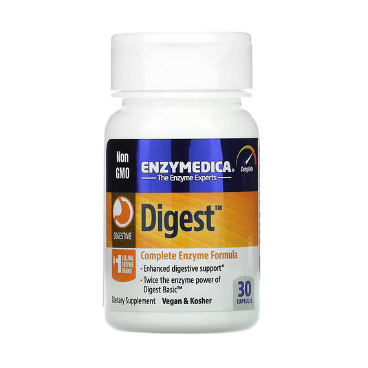 Digest, Complete Enzyme Formula, Enzymedica, 30 capsule