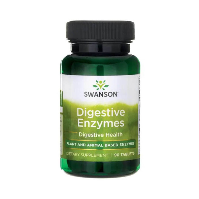 Digestive Enzymes, Swanson, 90 tablete SW712
