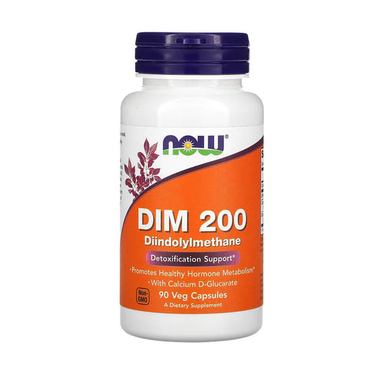 DIM 200 With Calcium D-Glucarate, NOW Foods, 90 capsule