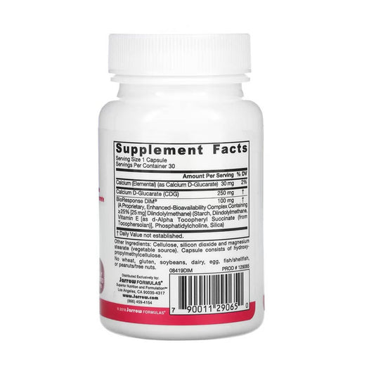 DIM + Calcium D-Glucarate, Jarrow Formulas, 30 capsule