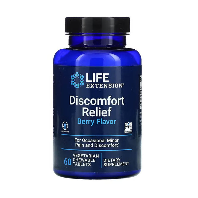 Discomfort Relief, Life Extension, 60 tablete masticabile