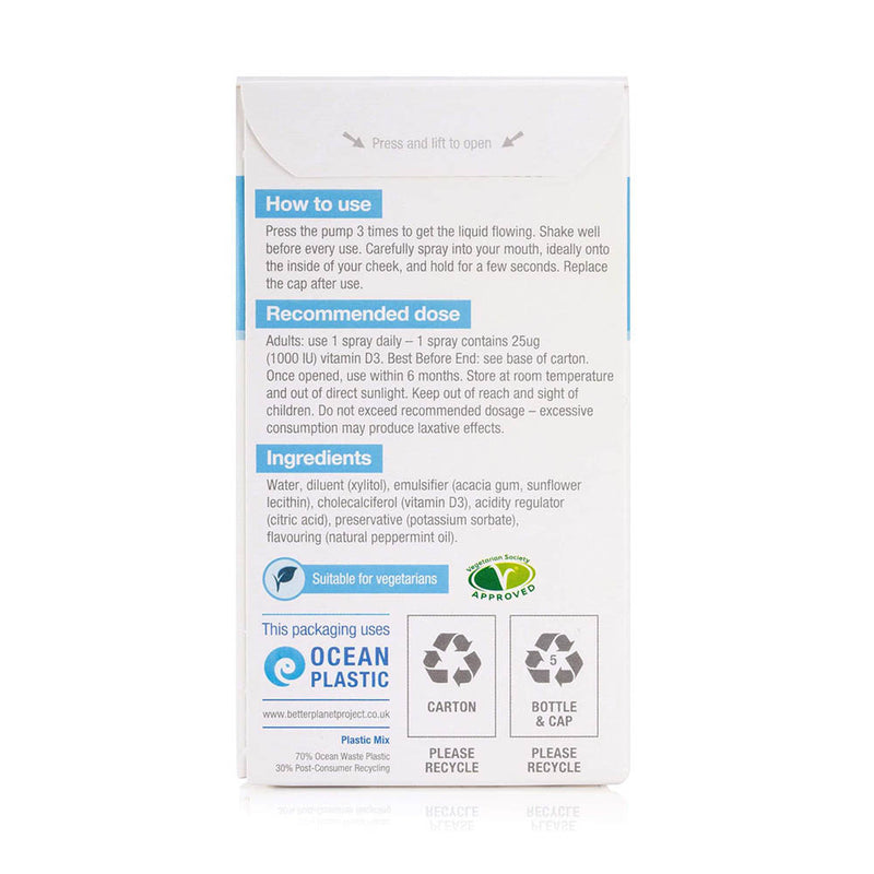 Încărcați imaginea în vizualizatorul Galerie, 5+1 Gratuit DLUX 1000 IU Vitamin D Oral Spray, BetterYou, 15ml
