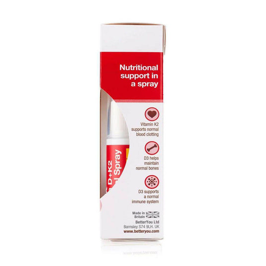 5+1 Gratuit DLux D3000 + K2 Vitamin Oral Spray, BetterYou, 12 ml