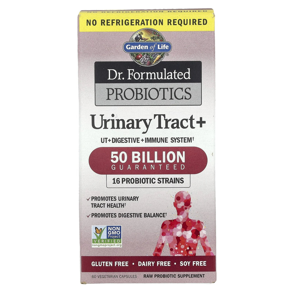 Dr. Formulated Probiotics, Urinary Tract+, Garden of Life, 60 capsule