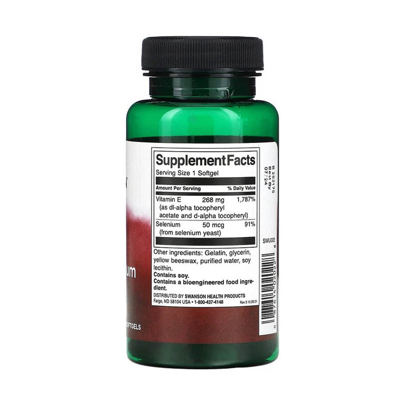 Încărcați imaginea în vizualizatorul Galerie, E-400 with Selenium, Swanson, 90 softgels SWU022

