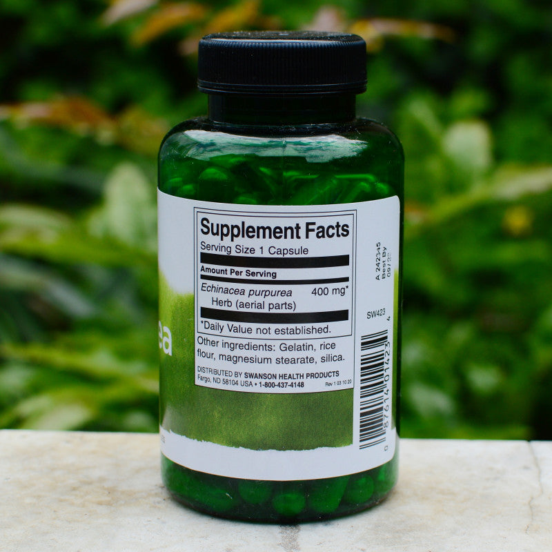 Încărcați imaginea în vizualizatorul Galerie, Echinacea, 400mg, Swanson, 100 capsule SW423
