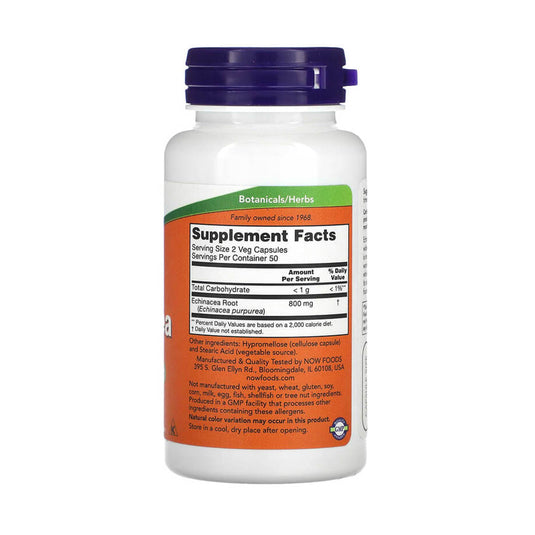 Echinacea Root, 400 mg, Now Foods, 100 capsule