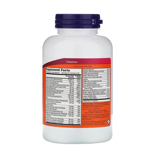 EcoGreen Multi, Iron-Free, Now Foods, 180 capsule