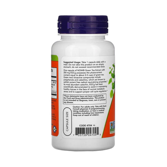 EGCg Green Tea Extract (Ceai Verde) 400mg, Now Foods, 90 capsule