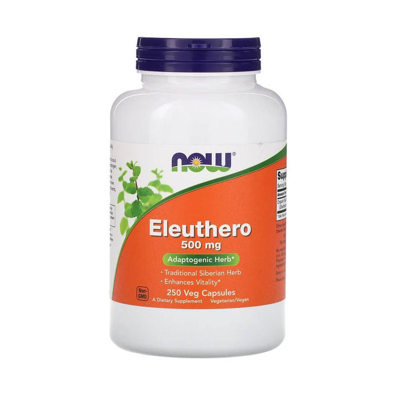 Încărcați imaginea în vizualizatorul Galerie, Eleuthero, (Ginseng Siberian) 500 mg, Now Foods, 100 capsule
