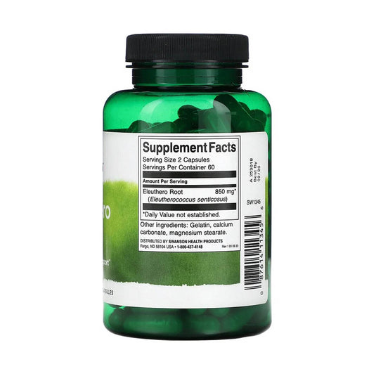 Eleuthero Root (Ginseng) 425 mg, Swanson, 120 capsule SW1345