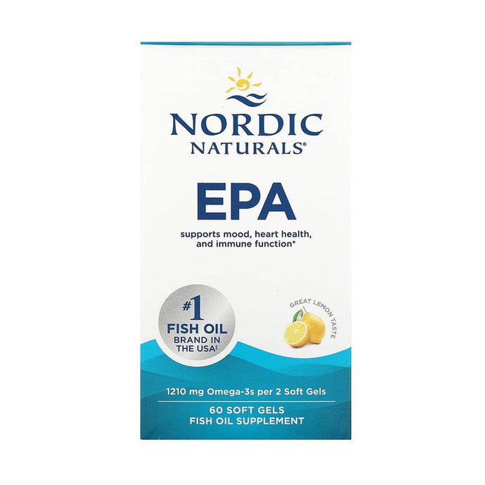 EPA Omega 3, Fish Oil, Nordic Naturals, 60 softgels