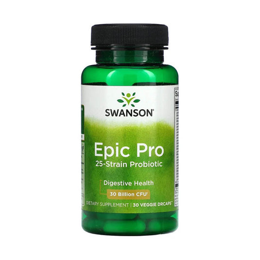 Epic Pro 25-Strain Probiotic (30 billion), Swanson, 30 capsule SWA030