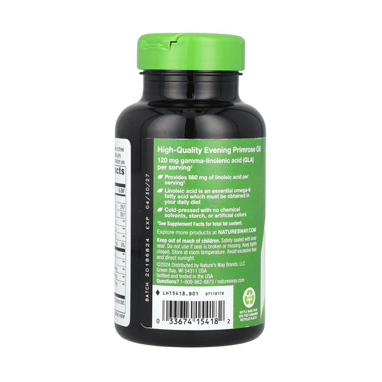 Evening Primrose, 1300 mg, Nature's Way, 60 Softgels