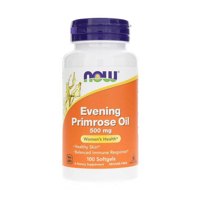 Evening Primrose Oil (Ulei de Primula), 500mg, Now Foods, 100 softgels