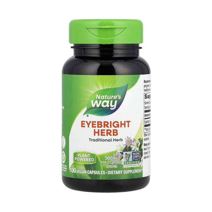 Eyebright Herb (Sănătatea Oculară), 280 mg, Nature's Way, 100 Capsule