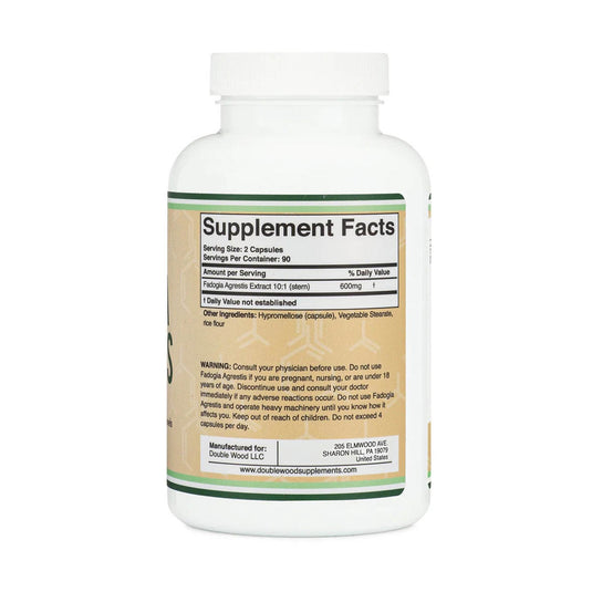 Fadogia Agrestis Extract, 300 mg, Double Wood Supplements, 180 capsule