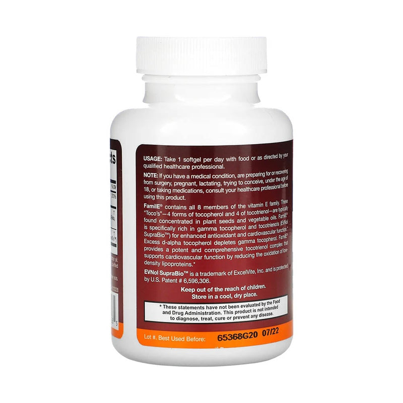 Încărcați imaginea în vizualizatorul Galerie, Famil-E (Complex Vitamin E), Jarrow Formulas, 60 softgels

