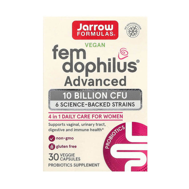 Încărcați imaginea în vizualizatorul Galerie, Fem Dophilus, Advanced (Flora Vaginala), 10 Billion CFU, Jarrow Formulas, 30 capsule
