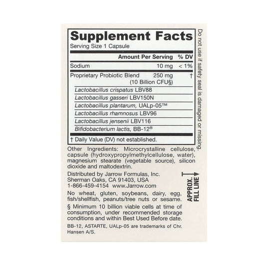 Fem Dophilus, Advanced (Flora Vaginala), 10 Billion CFU, Jarrow Formulas, 30 capsule